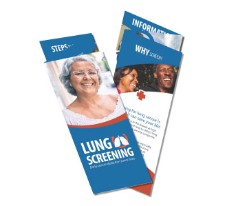 Lung cancer screening brochure